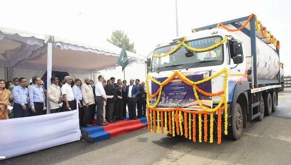 BPCL's first Butyl Acrylate consignment flagged off at Kochi Refinery