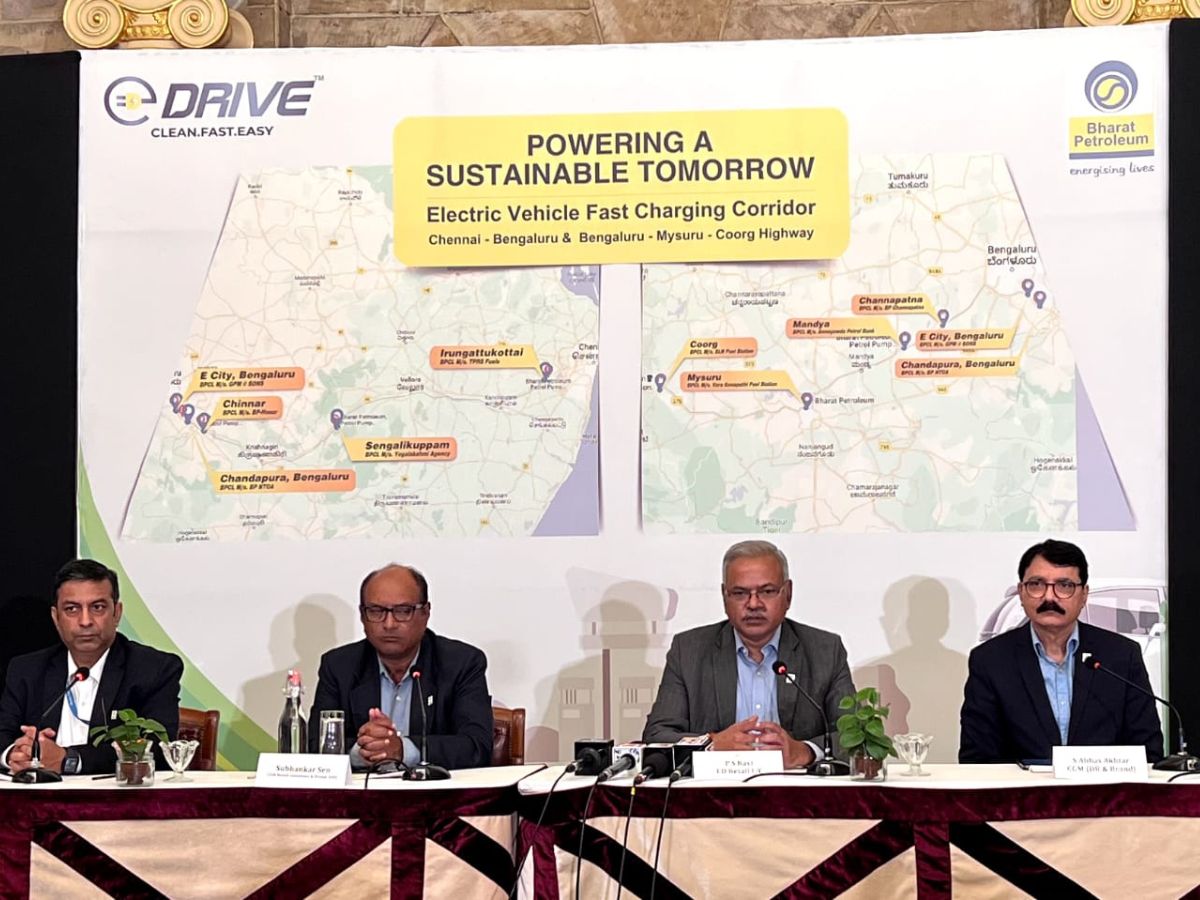 BPCL rolls out second phase of setting up EV Charging Stations in Southern India
