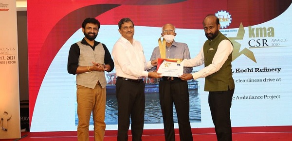 BPCL bags KMA Annual CSR Awards 2020 for initiatives in three categories