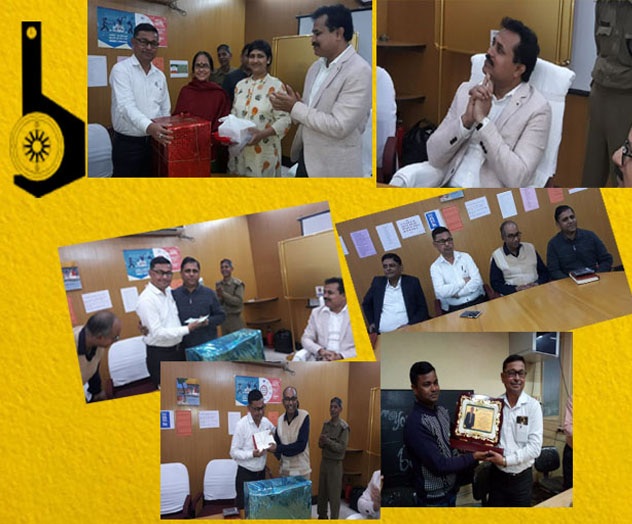 Farewell ceremony of retired employees