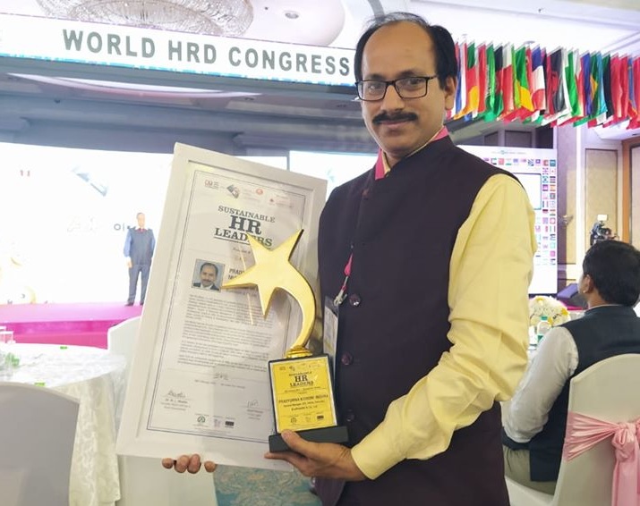Shri P K Mishra GM Conferred Sustainable HR leader Award