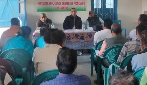 Fertilizer application awareness programme held at Manikpur