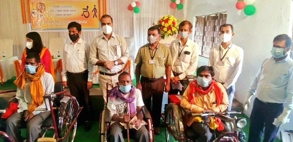 Central Coalfields Ltd. distributes mobility aids