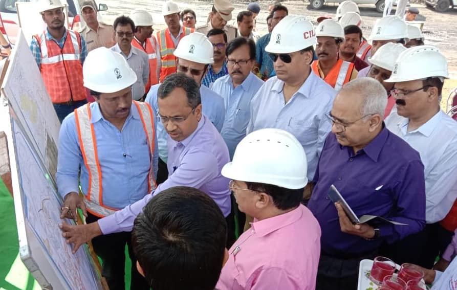 Chairman CIL Visits Talcher Coal Mines