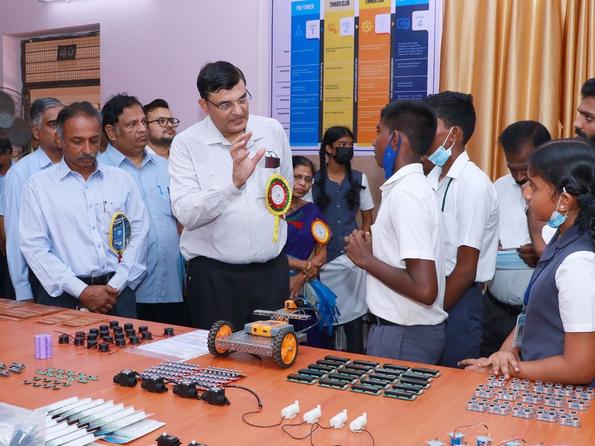 CMD NLCIL Inaugurates Atal Tinkering Lab at Jawahar Higher Secondary School, Neyveli