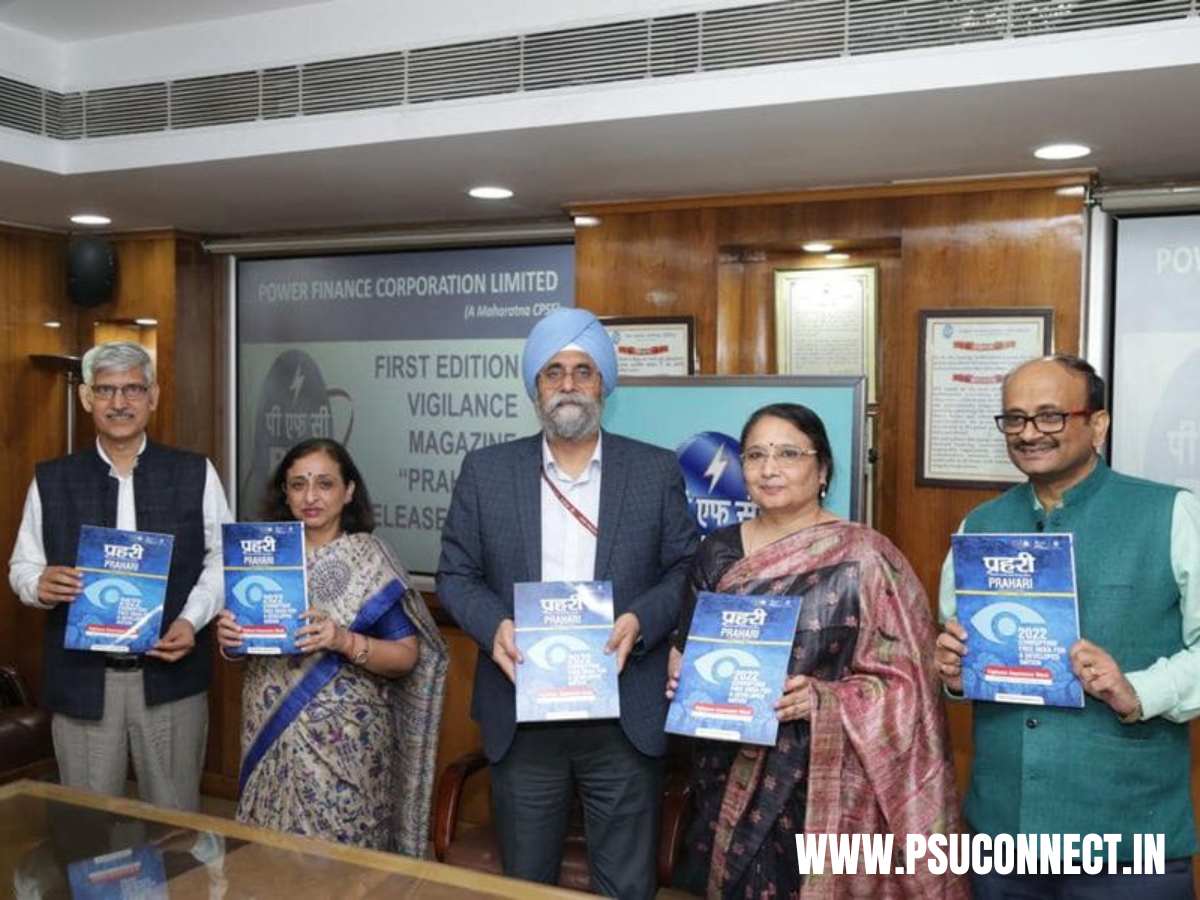 CMD, PFC launched first edition of “PRAHARI” magazine