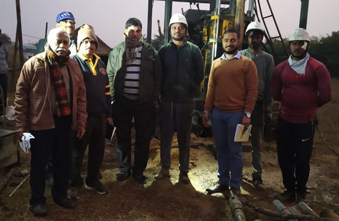 CMPDI team visited different drilling sites of Gourangdih