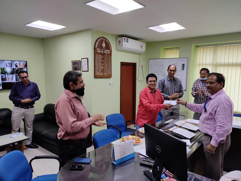 Shri Mrinal Day Chief Manager Civil CMPDI retired from service