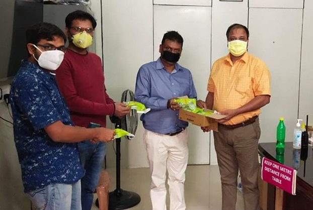 CMPDI handed over special safety PPE goggles