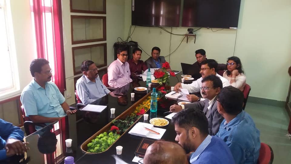 A meeting between officials of NUPPL and CMPDI