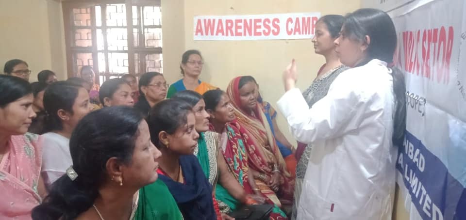 CIL organised a free health awareness camp for women