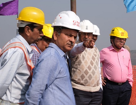 Shri A K Jha and Shri V K Tiwari visits Lakhanpur Coal Mines