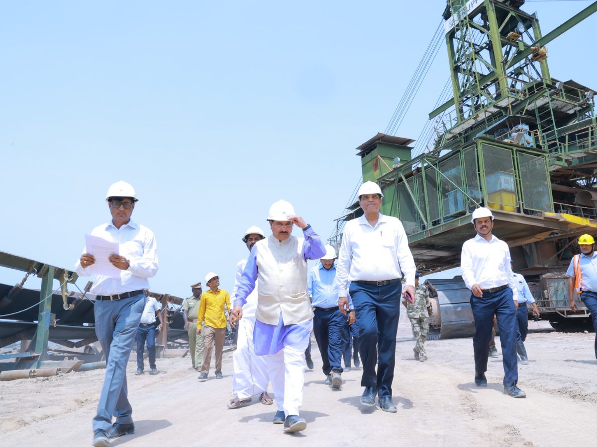 Coal minister Pralhad Joshi visits NLC India Limited