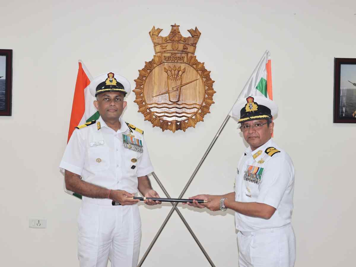 Commodore Pradeep Patel took over Commanding Officer post of INS Kalinga