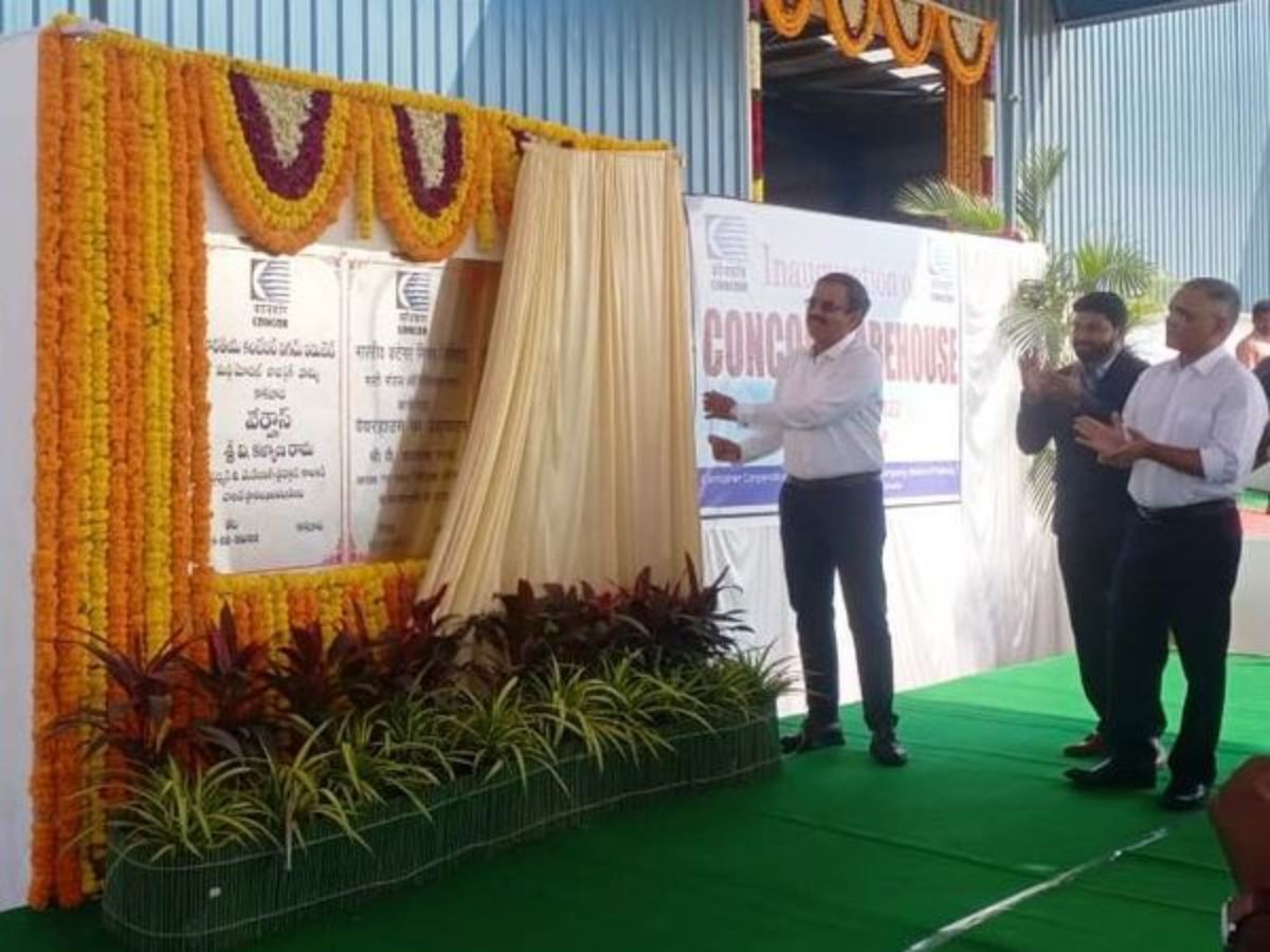 CMD CONCOR inaugurated warehouse developed in Phase I