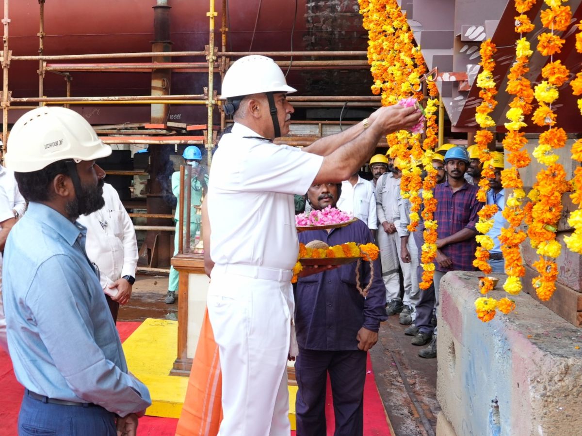 Keel laid for Second & Third ship at CSL, Kochi