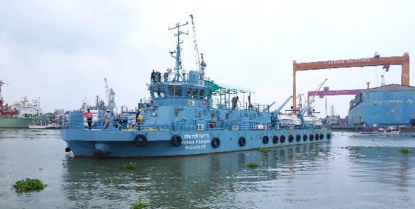 Cochin Shipyard delivered three Floating Border Out-Post (FBOPs) vessels