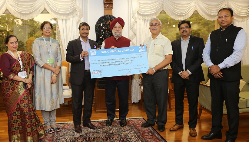 NBCC Pays Dividend to the Government