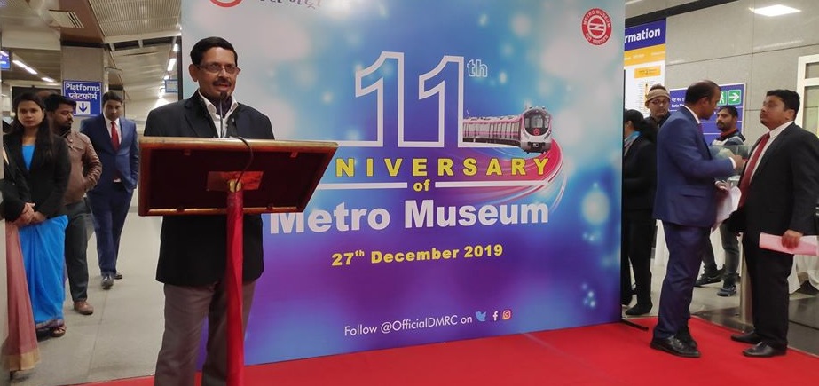 DMRC celebrating the 11th anniversary of the Metro Museum