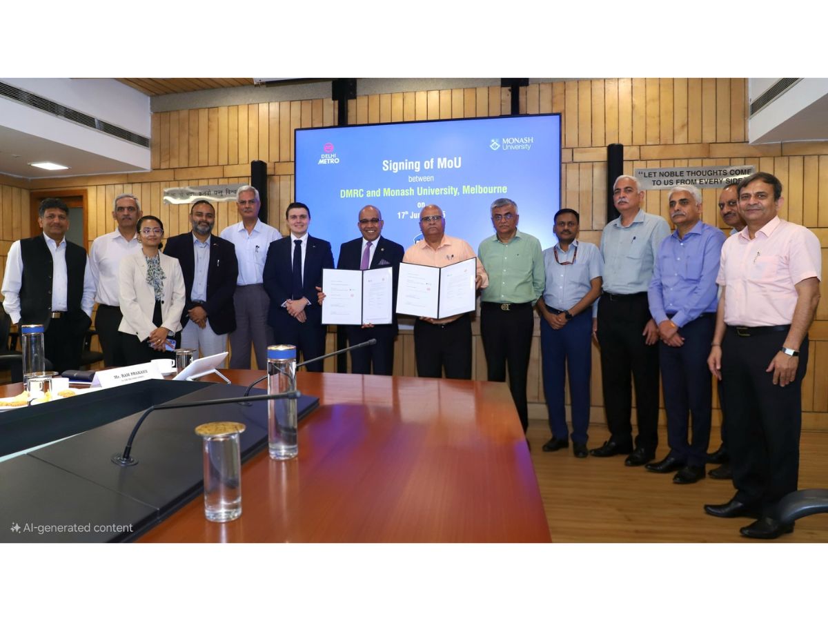 DMRC Signs MoU with Monash University, Melbourne (Australia)