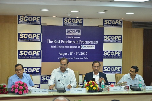 SCOPE and the World Bank organises  program on Best Practices in Procurement