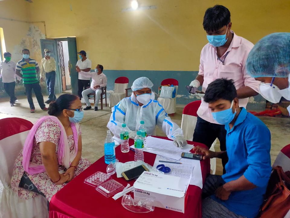 DVC organized two-day corona check-up camp