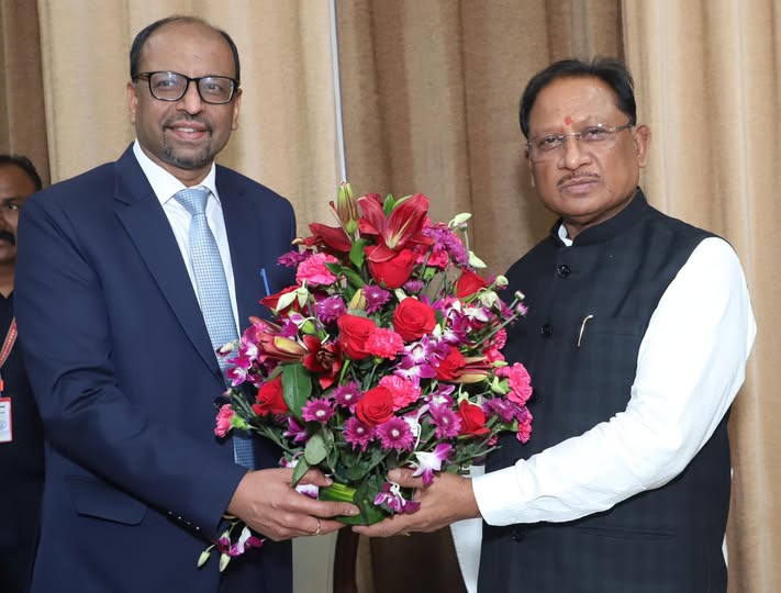 CMD WAPCOS Meets Hon’ble Chief Minister of Chhattisgarh to Discuss Water Resources Projects