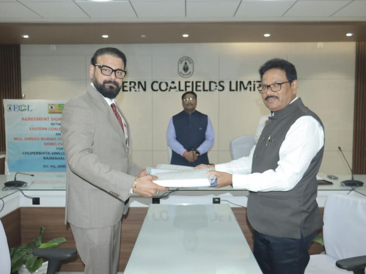 Eastern Coalfields signs agreement for coal production and mining in Rajmahal Area