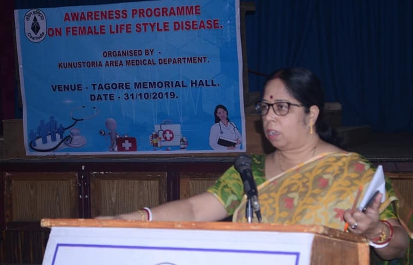 Kunustoria Area organised an awareness programme on Female Life Style Disease