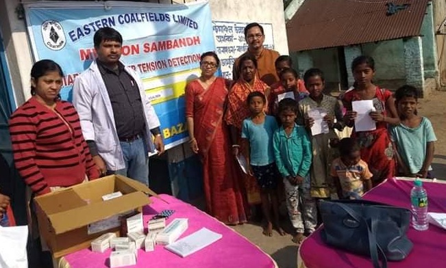 ECL organized a health camp at Sonepur