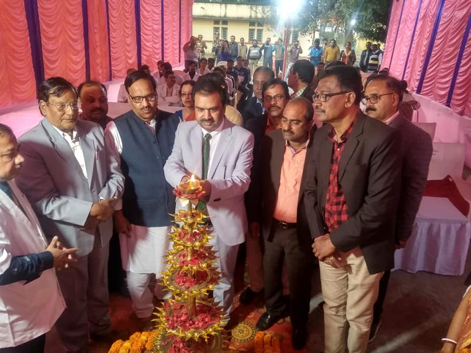 Central hospital kalla organised oath taking and lamp lighting ceremony