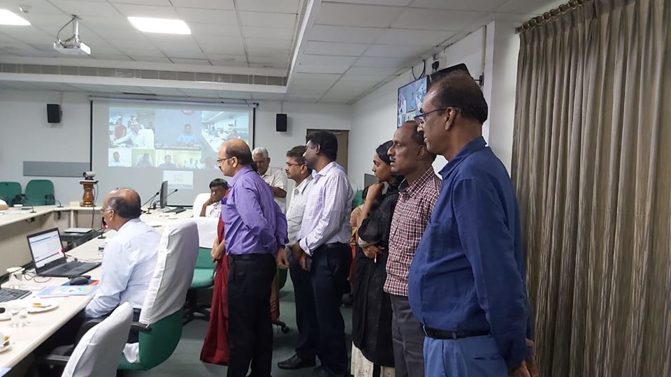Shri Jhon Thomas GM southern railway inaugurated NIC e-office