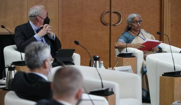 FinMin Sitharaman appreciates G20's role in rallying pandemic response; participates meet in Washington D.C