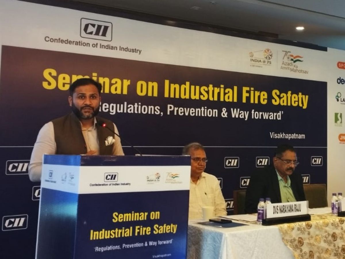 “Fire Prevention is Cheap – Cure is Costly” says Mr Chandrasekhar Varma, Director of Factories in CII AP Seminar on Industrial Fire Safety
