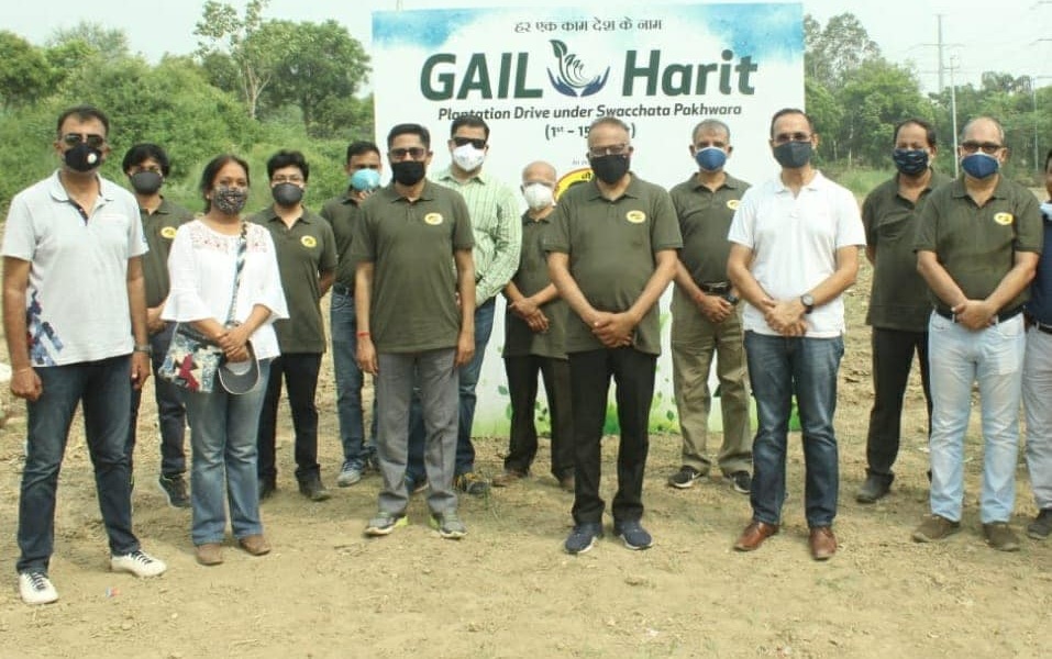 GAIL launched Intensive Tree Plantation Drive At Noida