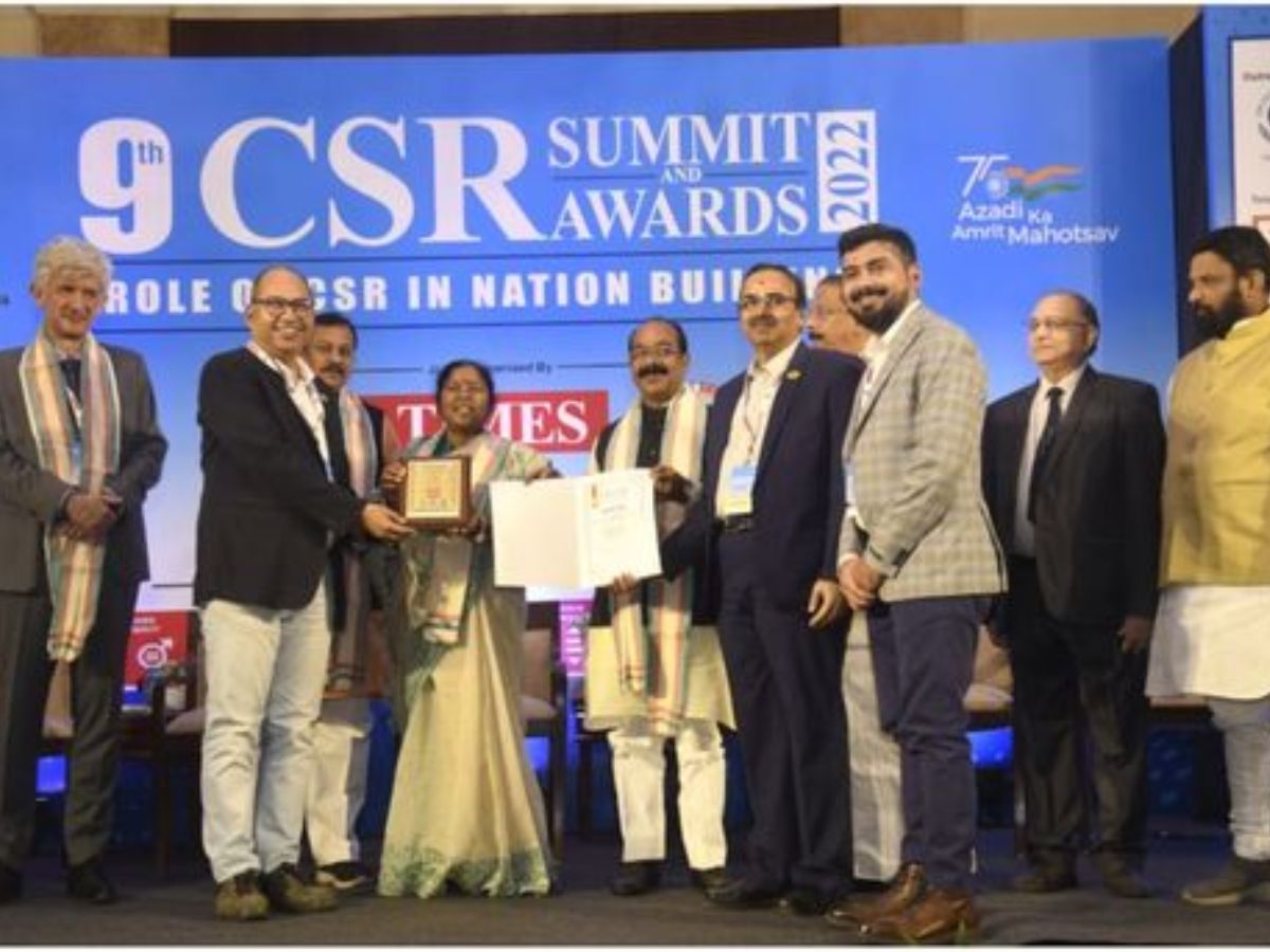 GAIL receives GOLD Award at CSR Times Awards