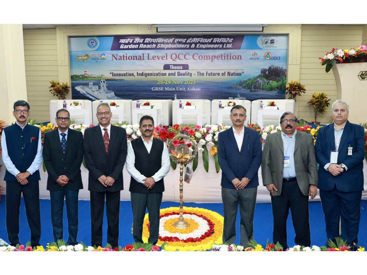 GRSE Hosts First-Ever National-Level QCC Competition for Defence PSUs