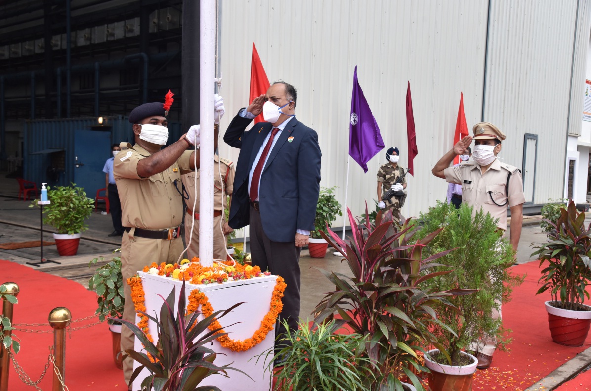 Independence Day Celebrations at Goa Shipyard Ltd 