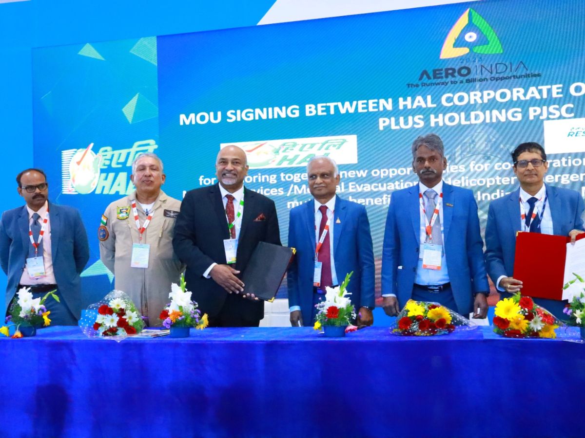 HAL signs MoU to Explore Opportunities for Cooperation in Helicopter Emergency Medical Services