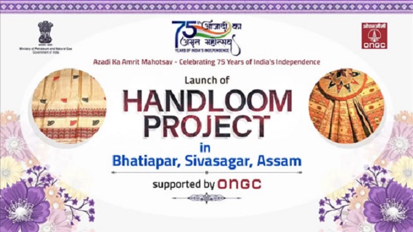 Shri Rameswar Teli launched 3rd ONGC handicraft project under Azadi Ka Amrit Mahotsav
