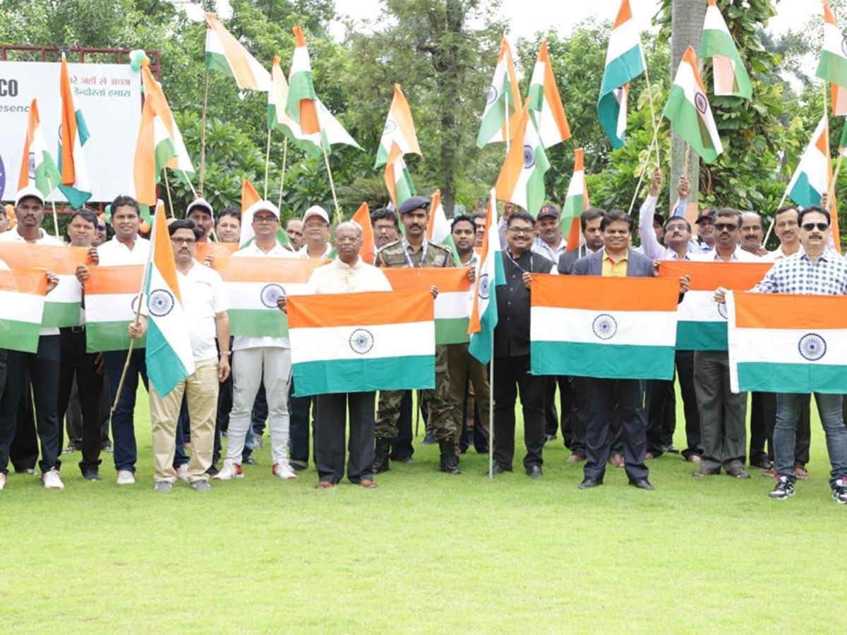 NALCO celebrates rich legacy of our Nation by joining Har Ghar Tiranga movement