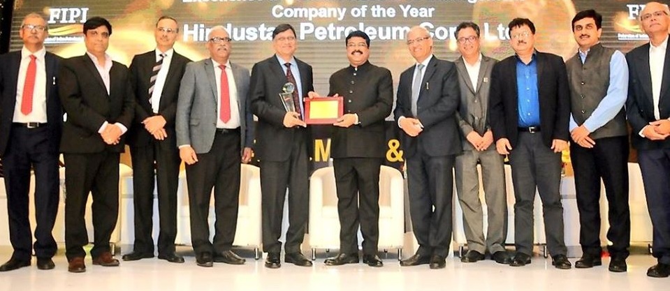 HPCL wins the company of the year award