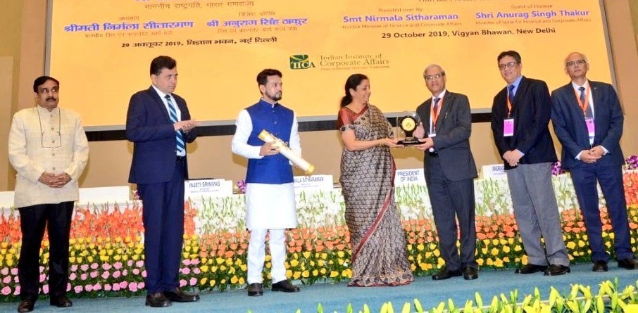 HPCL conferred with Ist National CSR Award