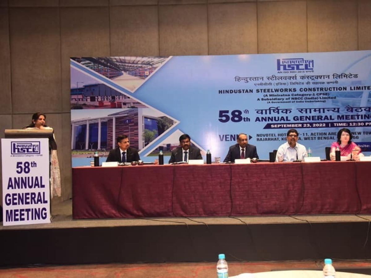 NBCC Subsidiary, HSCL holds 58th Annual General Meeting