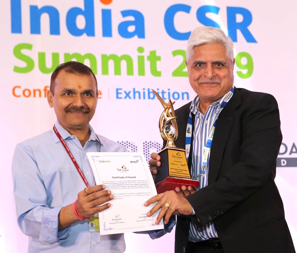 Air India Express received CSR Impact Award 