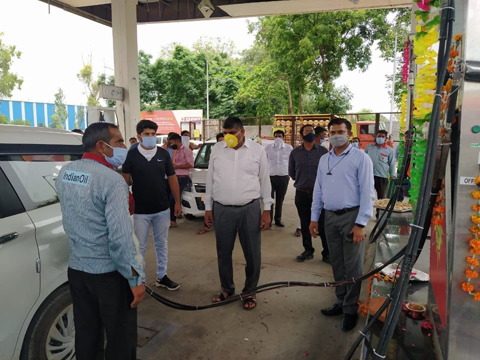 Indraprastha Gas Limited put two new CNG stations