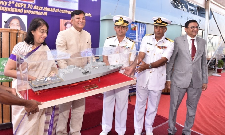 GSL Delivered 2nd 2500 Tones Large AOPV to Sri Lankan Navy