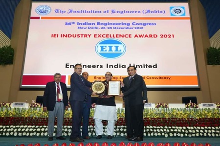 EIL received the Industry Excellence Award 2021