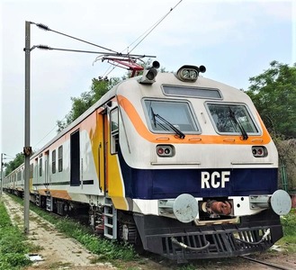 First 3-phase AC mainline EMU Train with BHEL electrics rolls out