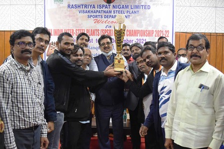 RINL-VSP wins All India Inter-Steel Chess Championship